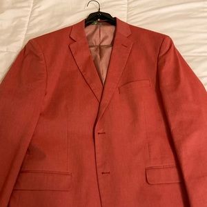 Architect Light Red Suit Jacket Blazer